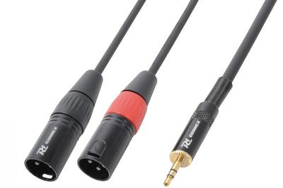 CX70-1 Cable 2X XLR M - 3.5mm stereo 1.5m